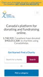 Mobile Screenshot of canadahelps.org